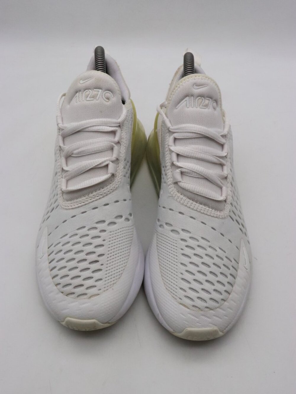Nike Air Max 270 Youth 6 Womens 7.5 Running Athletic White Sneakers 943345-103 - Picture 2 of 9